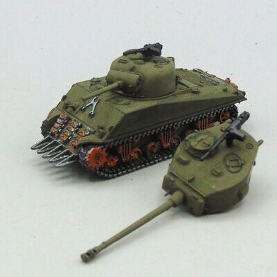 Grade E - Plastic Soldier Company - WW2 - British Sherman Tank with Firefly Option