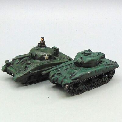 Grade E - Skytrex Miniatures - WW2 - British Sherman & Sherman Firefly Tanks