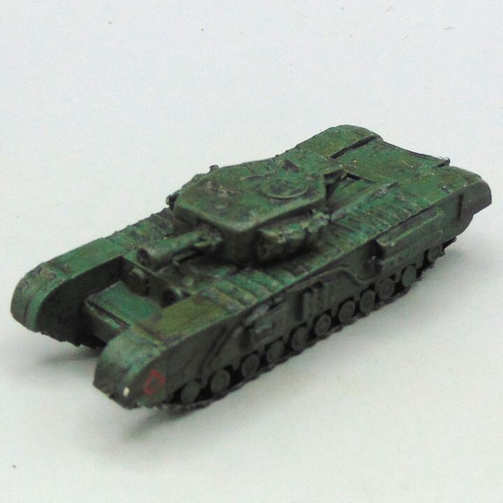 Grade E - QRF Models- WW2 - British Churchill with 95mm Howitzer