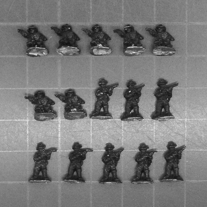 Pendraken Miniatures, ACW: Dismounted Cavalry in Hats