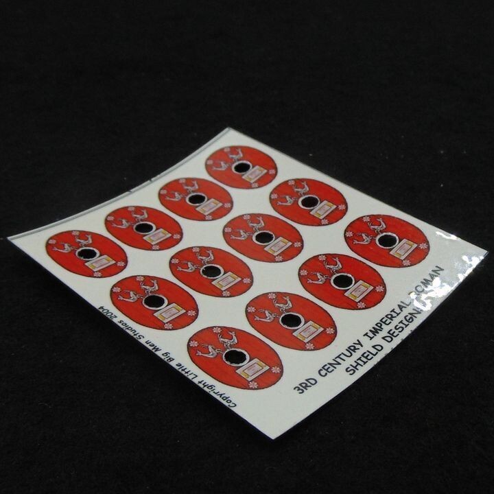 28mm, Littlebigman Studios, Middle Imperial Roman:  Infantry Shield Transfers for A&A Miniatures