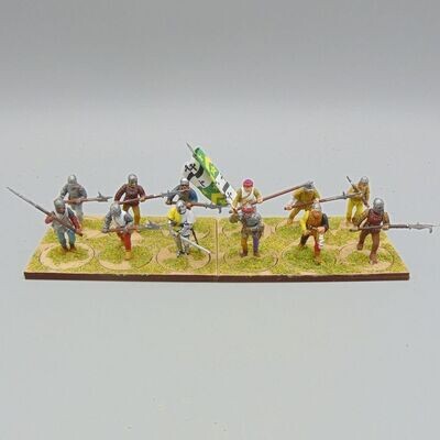 Grade E - Perry Miniatures - WOTR -  Halberdier Unit