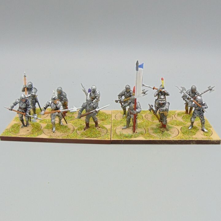 Grade F - Perry Miniatures - WOTR -  Men at Arms Unit