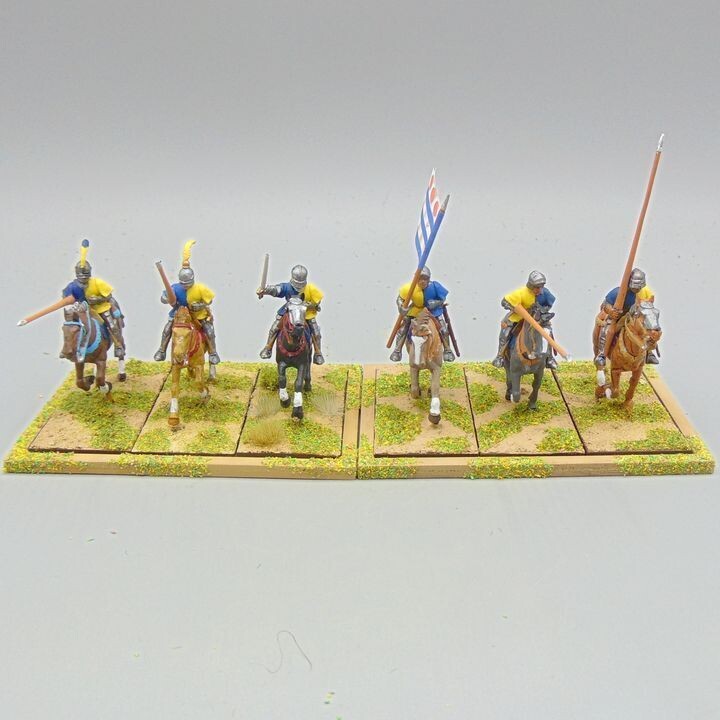 Grade E - Perry Miniatures - WOTR -  Mounted Men at Arms Unit