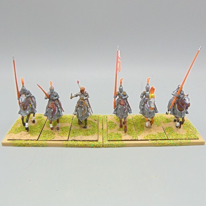 Grade E - Perry Miniatures - WOTR -  Mounted Men at Arms Unit