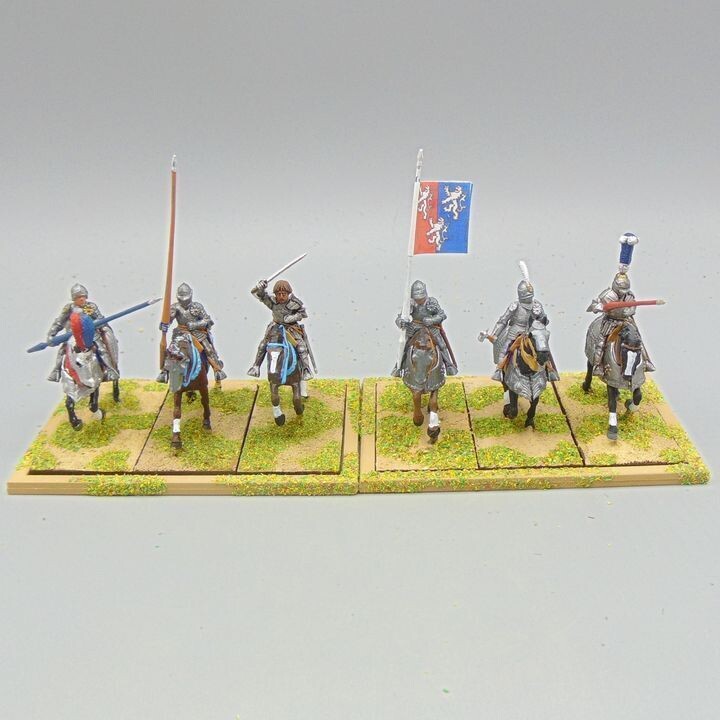 Grade E - Perry Miniatures - WOTR -  Mounted Men at Arms Unit