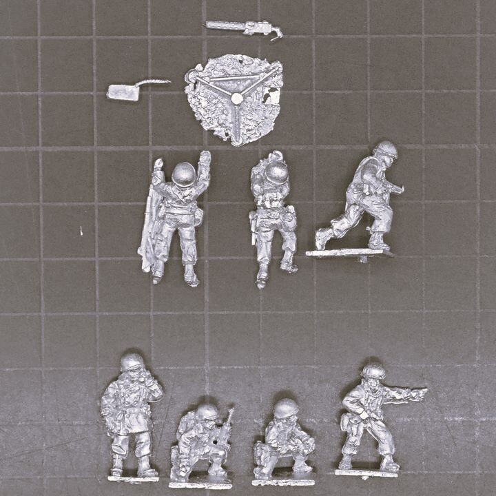 Sojers, WW2: US Infantry Command & .30 Cal MMG Team