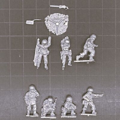 Sojers, WW2: US Infantry Command & .30 Cal MMG Team