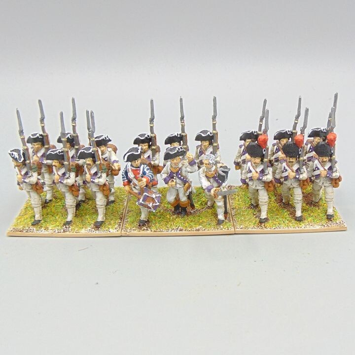 Grade D - Perry Miniatures - AWI -  French Infantry Unit