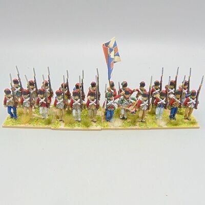 Grade D - Perry Miniatures - AWI -  Loyal American infantry Unit