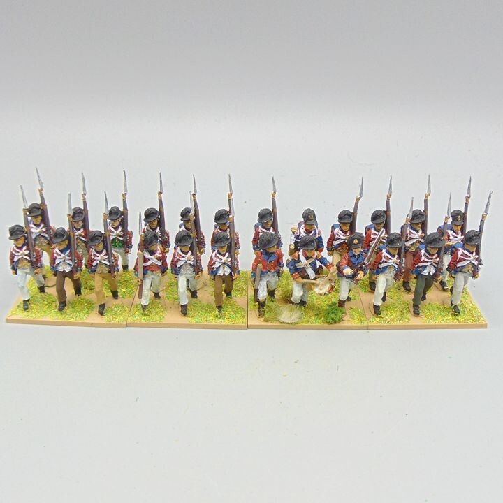 Grade E - Perry Miniatures - AWI -  British Infantry in Round Hats