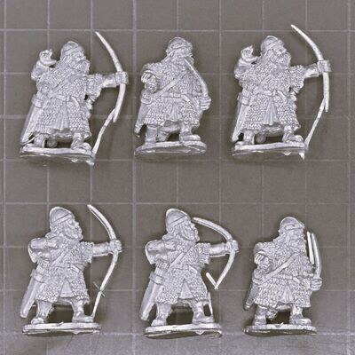 Crusader Miniatures, Fantasy:  Dwarf Warrior Bowmen