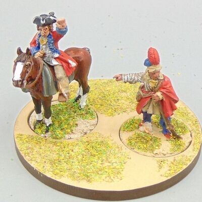 Grade D - Perry Miniatures - AWI - Woodland Indian Command Group
