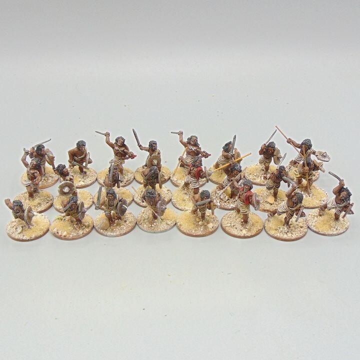 Grade E - Old Glory Miniatures - Sudan Campaign - Beja Warriors Grade E - Old Glory Miniatures - Sudan Campaign - Beja Warriors