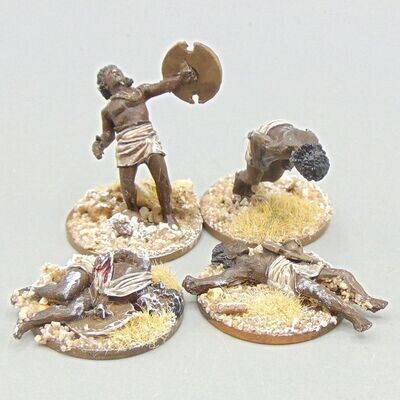 Grade E - Old Glory Miniatures - Sudan Campaign - Beja Casualties