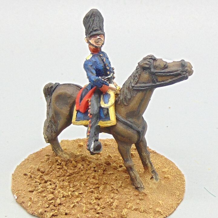 Grade D - Elite Miniatures - Napoleonic - Prussian Mounted Infantry Colonel