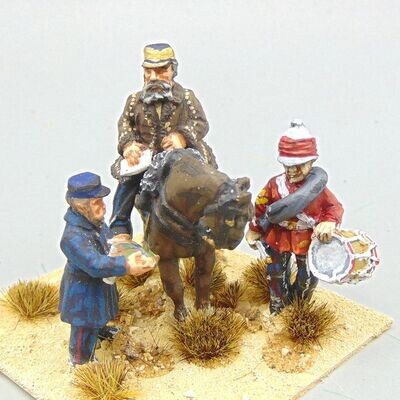Grade D - Wargames Foundry, Mid C19th: British Command Group
