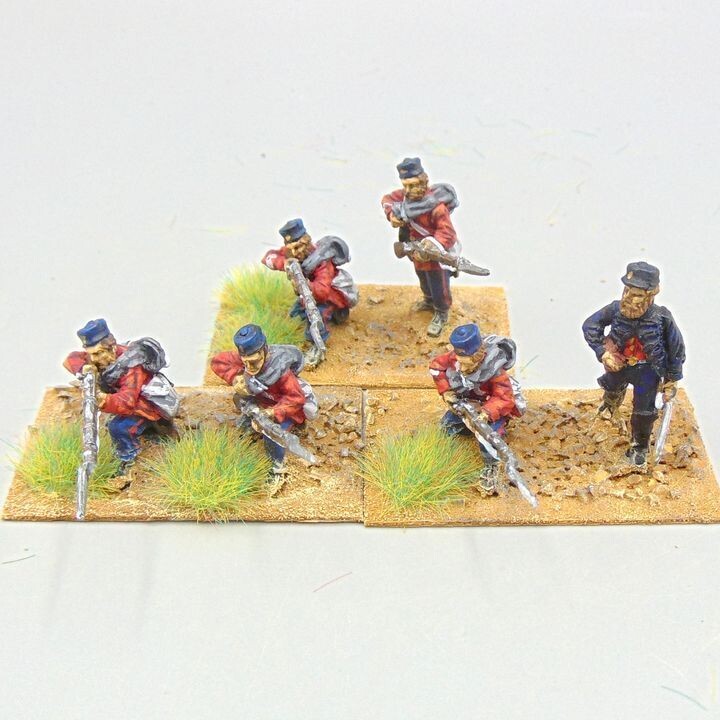 Grade D - Perry Miniatures, ACW: British Intervention Force Infantry, Skirmishing