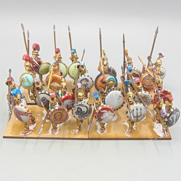Grade E - Wargames Foundry/Essex Miniatures - Ancient Greek - Armoured Hoplites