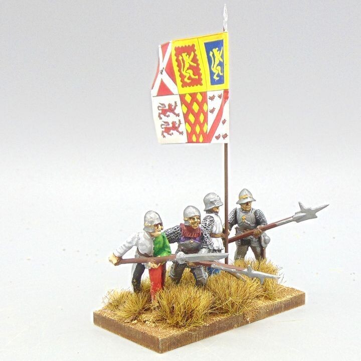 Grade D - Perry Miniatures - WOTR - Infantry Command Group