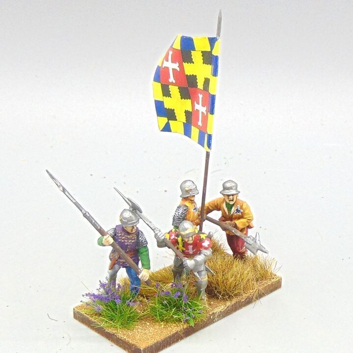 Grade D - Perry Miniatures - WOTR - Infantry Command Group