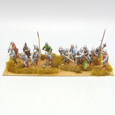 Grade D - Perry Miniatures - WOTR - Dismounted Men at Arms