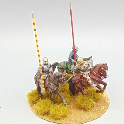 Grade D - Perry Miniatures - WOTR - Mounted Army Command Group