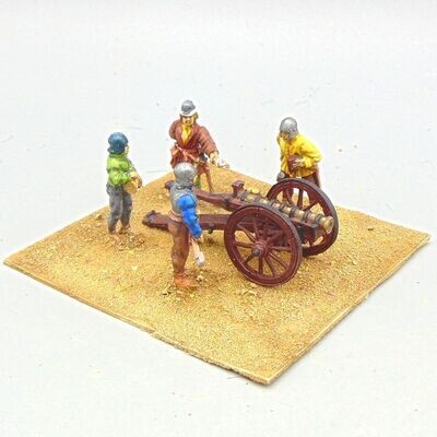 Grade D - Perry Miniatures - WOTR - Light Cannon & Crew