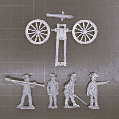Eureka Miniatures, AWI: US Field Gun & Crew