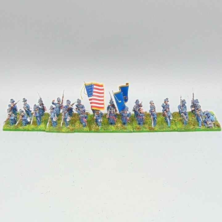 Grade C - Dixon Miniatures, ACW: Union Infantry Unit - 19th Indiana (Iron Brigade) Infantry Regiment