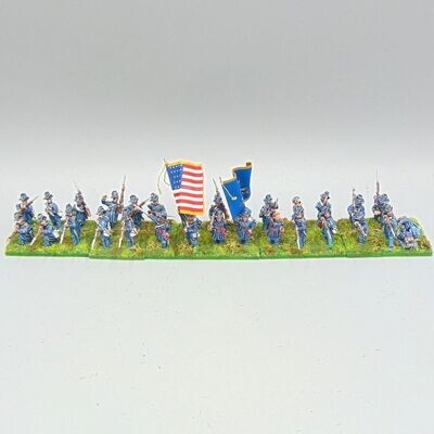 Grade C - Dixon Miniatures, ACW: Union Infantry Unit - 19th Indiana (Iron Brigade) Infantry Regiment