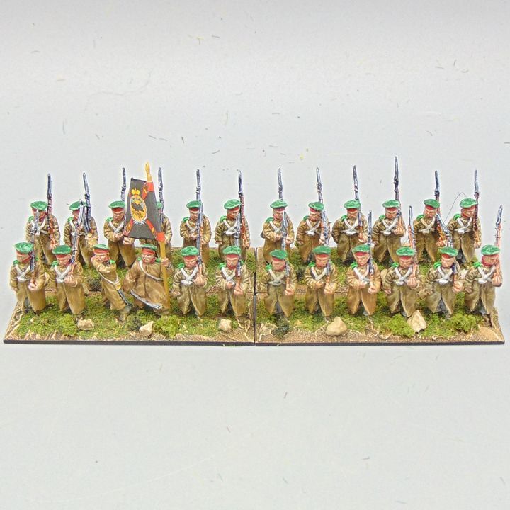 Grade C, Eureka Miniatures - Crimean War - Russian Infantry Unit