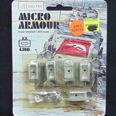 1:285, GHQ, WW2: German Panther A & D Tanks