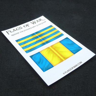 28mm, Flags of War, Renaissance: Von Flugger Family German Flags