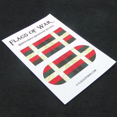 28mm, Flags of War, Renaissance: French Infantry Flags