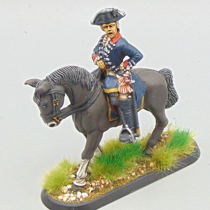 Grade C - Front Rank Miniatures - AWI - Mounted Hessian General