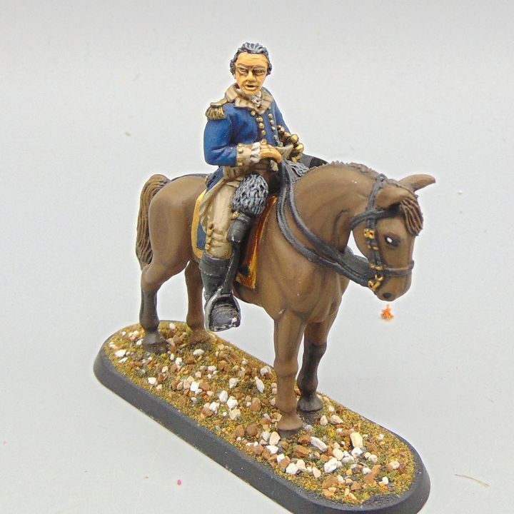 Grade C - Front Rank Miniatures - AWI - Mounted US Aide de Camp