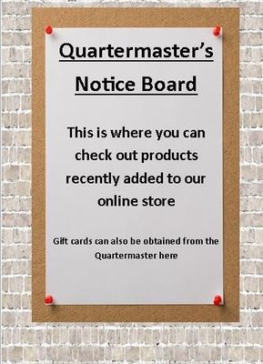 The Quartermasters Notice Board