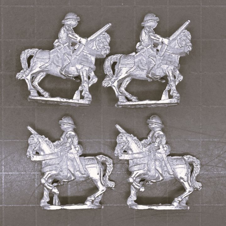 Museum Miniatures, Italian Wars: Mounted Arquebusiers