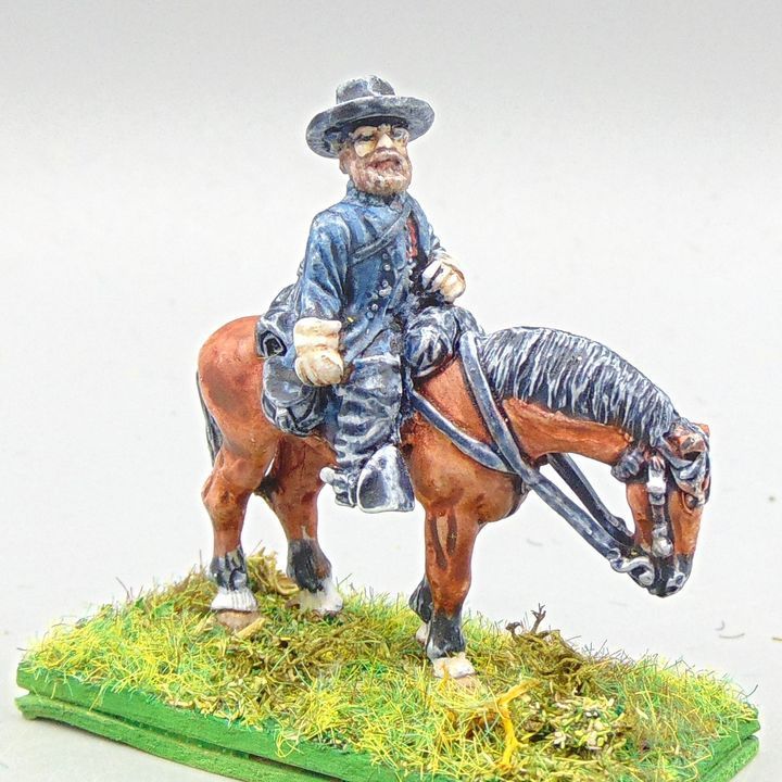 Grade C - Dixon Miniatures - ACW: Mounted Union General - Ulysses S. Grant