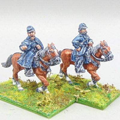 Grade C - Wargames Foundry - ACW: Mounted Union Infantry Colonels