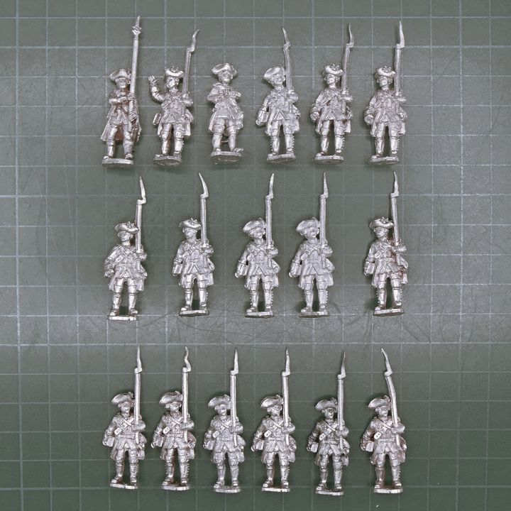 Crusader Miniatures, SYW: British Line Infantry Unit