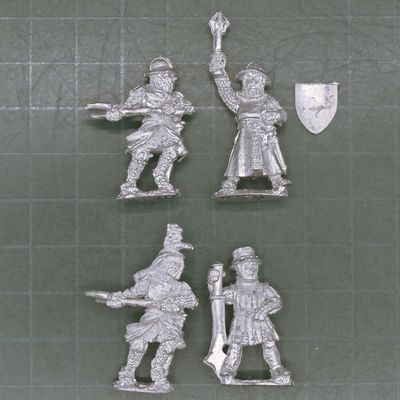 Wargames Foundry, C13th: Dismounted Knights & Men at Arms armed with Mixed Weapons