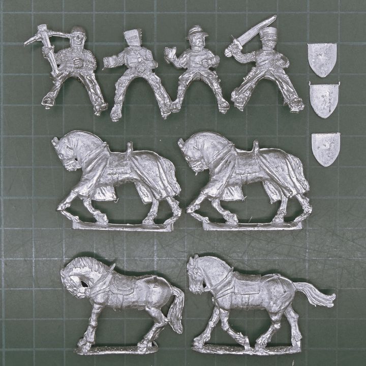 Wargames Foundry, C13th: Mounted Knights & Men at Arms
