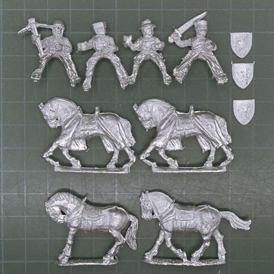 Wargames Foundry, C13th: Mounted Knights & Men at Arms