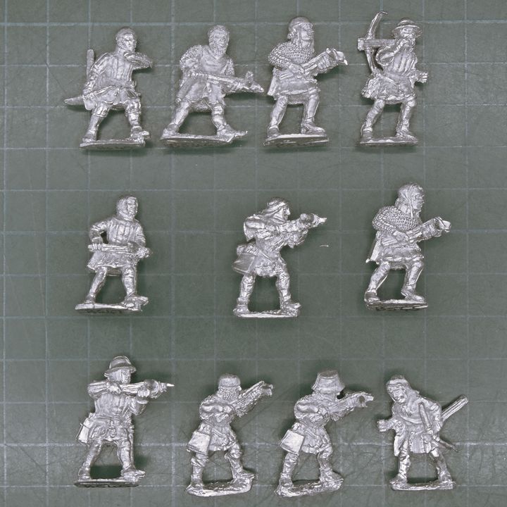 Wargames Foundry, C13th: Crossbowmen