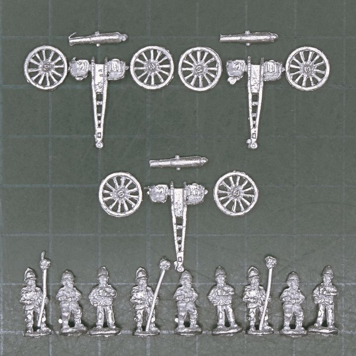 Pendraken Miniatures, Zulu War: British Royal Artillery Battery