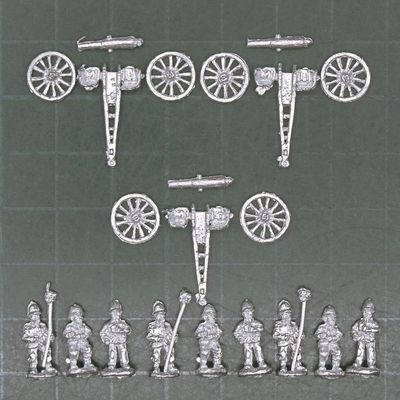 Pendraken Miniatures, Zulu War: British Royal Artillery Battery