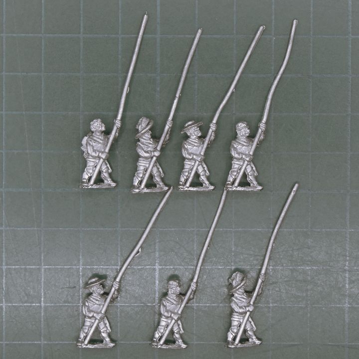 Essex Miniatures, Late Medieval: Heavy Pikemen