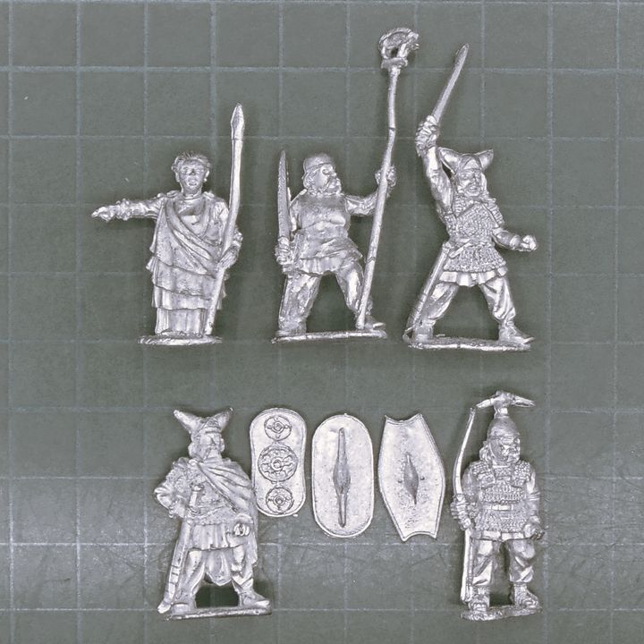 Wargames Foundry, Celt: Ancient British Command Group